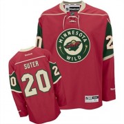 Men's Reebok Minnesota Wild 20 Ryan Suter Red Home Jersey - Authentic Men's Reebok Minnesota Wild 20 Ryan Suter Red Home Jersey - Authentic