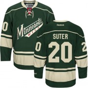 Men's Reebok Minnesota Wild 20 Ryan Suter Green Third Jersey - Premier Men's Reebok Minnesota Wild 20 Ryan Suter Green Third Jersey - Premier