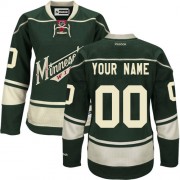 Reebok Minnesota Wild Women's Customized Premier Green Third Jersey
