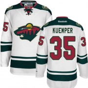 Men's Reebok Minnesota Wild 35 Darcy Kuemper White Away Jersey - Authentic Men's Reebok Minnesota Wild 35 Darcy Kuemper White Away Jersey - Authentic