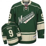 Youth Reebok Minnesota Wild 9 Mikko Koivu Green Third Jersey - Authentic