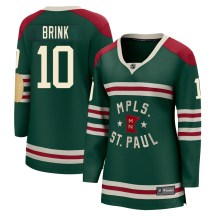 Women's Fanatics Branded Minnesota Wild Bobby Brink Green 2022 Winter Classic Jersey - Breakaway Women's Fanatics Branded Minnesota Wild Bobby Brink Green 2022 Winter Classic Jersey - Breakaway