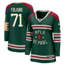 Women's Fanatics Branded Minnesota Wild Nick Foligno Green 2022 Winter Classic Jersey - Breakaway Women's Fanatics Branded Minnesota Wild Nick Foligno Green 2022 Winter Classic Jersey - Breakaway