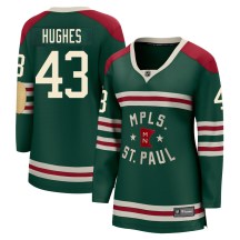 Women's Fanatics Branded Minnesota Wild Quinn Hughes Green 2022 Winter Classic Jersey - Breakaway Women's Fanatics Branded Minnesota Wild Quinn Hughes Green 2022 Winter Classic Jersey - Breakaway