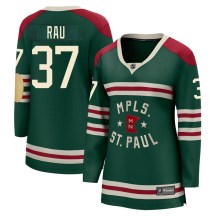 Women's Fanatics Branded Minnesota Wild Kyle Rau Green 2022 Winter Classic Jersey - Breakaway Women's Fanatics Branded Minnesota Wild Kyle Rau Green 2022 Winter Classic Jersey - Breakaway