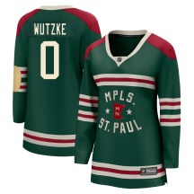 Women's Fanatics Branded Minnesota Wild Chase Wutzke Green 2022 Winter Classic Jersey - Breakaway Women's Fanatics Branded Minnesota Wild Chase Wutzke Green 2022 Winter Classic Jersey - Breakaway