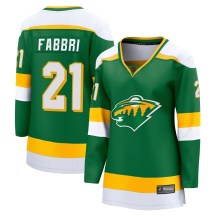 Women's Fanatics Branded Minnesota Wild Robby Fabbri Green Special Edition 2.0 Jersey - Breakaway Women's Fanatics Branded Minnesota Wild Robby Fabbri Green Special Edition 2.0 Jersey - Breakaway