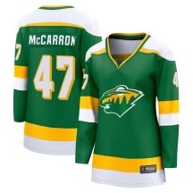 Women's Fanatics Branded Minnesota Wild Michael McCarron Green Special Edition 2.0 Jersey - Breakaway Women's Fanatics Branded Minnesota Wild Michael McCarron Green Special Edition 2.0 Jersey - Breakaway