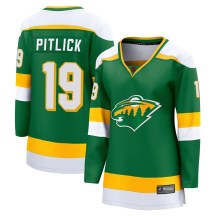 Women's Fanatics Branded Minnesota Wild Tyler Pitlick Green Special Edition 2.0 Jersey - Breakaway Women's Fanatics Branded Minnesota Wild Tyler Pitlick Green Special Edition 2.0 Jersey - Breakaway