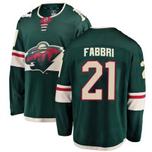 Men's Fanatics Branded Minnesota Wild Robby Fabbri Green Home Jersey - Breakaway Men's Fanatics Branded Minnesota Wild Robby Fabbri Green Home Jersey - Breakaway