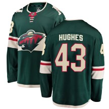 Men's Fanatics Branded Minnesota Wild Quinn Hughes Green Home Jersey - Breakaway Men's Fanatics Branded Minnesota Wild Quinn Hughes Green Home Jersey - Breakaway