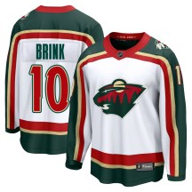 Youth Fanatics Minnesota Wild Bobby Brink White 25th Anniversary Jersey - Breakaway Youth Fanatics Minnesota Wild Bobby Brink White 25th Anniversary Jersey - Breakaway