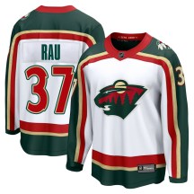 Youth Fanatics Minnesota Wild Kyle Rau White 25th Anniversary Jersey - Breakaway Youth Fanatics Minnesota Wild Kyle Rau White 25th Anniversary Jersey - Breakaway