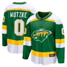 Men's Fanatics Branded Minnesota Wild Chase Wutzke Green Special Edition 2.0 Jersey - Breakaway Men's Fanatics Branded Minnesota Wild Chase Wutzke Green Special Edition 2.0 Jersey - Breakaway
