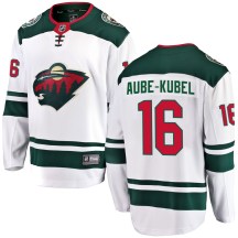 Youth Fanatics Branded Minnesota Wild Nicolas Aube-Kubel White Away Jersey - Breakaway Youth Fanatics Branded Minnesota Wild Nicolas Aube-Kubel White Away Jersey - Breakaway