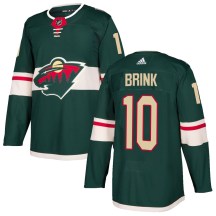 Youth Adidas Minnesota Wild Bobby Brink Green Home Jersey - Authentic Youth Adidas Minnesota Wild Bobby Brink Green Home Jersey - Authentic