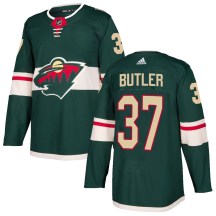 Youth Adidas Minnesota Wild Cameron Butler Green Home Jersey - Authentic Youth Adidas Minnesota Wild Cameron Butler Green Home Jersey - Authentic