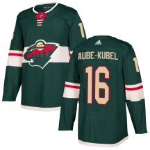 Men's Adidas Minnesota Wild Nicolas Aube-Kubel Green Home Jersey - Authentic Men's Adidas Minnesota Wild Nicolas Aube-Kubel Green Home Jersey - Authentic
