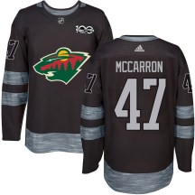 Youth Minnesota Wild Michael McCarron Black 1917-2017 100th Anniversary Jersey - Authentic Youth Minnesota Wild Michael McCarron Black 1917-2017 100th Anniversary Jersey - Authentic