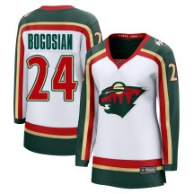 Women's Fanatics Minnesota Wild Zach Bogosian White 25th Anniversary Jersey - Breakaway Women's Fanatics Minnesota Wild Zach Bogosian White 25th Anniversary Jersey - Breakaway