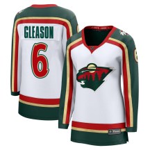 Women's Fanatics Minnesota Wild Ben Gleason White 25th Anniversary Jersey - Breakaway Women's Fanatics Minnesota Wild Ben Gleason White 25th Anniversary Jersey - Breakaway