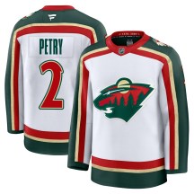 Youth Fanatics Minnesota Wild Jeff Petry White 25th Anniversary Jersey - Premium Youth Fanatics Minnesota Wild Jeff Petry White 25th Anniversary Jersey - Premium