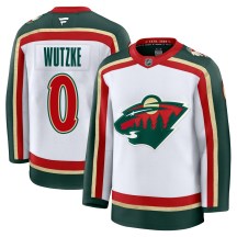 Youth Fanatics Minnesota Wild Chase Wutzke White 25th Anniversary Jersey - Premium Youth Fanatics Minnesota Wild Chase Wutzke White 25th Anniversary Jersey - Premium