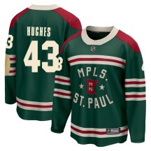 Youth Fanatics Branded Minnesota Wild Quinn Hughes Green 2022 Winter Classic Jersey - Breakaway Youth Fanatics Branded Minnesota Wild Quinn Hughes Green 2022 Winter Classic Jersey - Breakaway