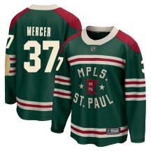 Youth Fanatics Branded Minnesota Wild Riley Mercer Green 2022 Winter Classic Jersey - Breakaway Youth Fanatics Branded Minnesota Wild Riley Mercer Green 2022 Winter Classic Jersey - Breakaway