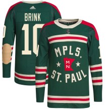 Youth Adidas Minnesota Wild Bobby Brink Green 2022 Winter Classic Player Jersey - Authentic Youth Adidas Minnesota Wild Bobby Brink Green 2022 Winter Classic Player Jersey - Authentic