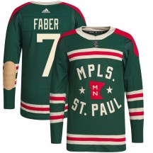 Youth Adidas Minnesota Wild Brock Faber Green 2022 Winter Classic Player Jersey - Authentic Youth Adidas Minnesota Wild Brock Faber Green 2022 Winter Classic Player Jersey - Authentic
