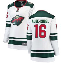 Women's Fanatics Branded Minnesota Wild Nicolas Aube-Kubel White Away Jersey - Breakaway Women's Fanatics Branded Minnesota Wild Nicolas Aube-Kubel White Away Jersey - Breakaway