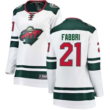 Women's Fanatics Branded Minnesota Wild Robby Fabbri White Away Jersey - Breakaway Women's Fanatics Branded Minnesota Wild Robby Fabbri White Away Jersey - Breakaway