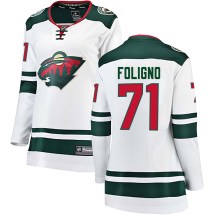 Women's Fanatics Branded Minnesota Wild Nick Foligno White Away Jersey - Breakaway Women's Fanatics Branded Minnesota Wild Nick Foligno White Away Jersey - Breakaway