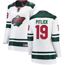 Women's Fanatics Branded Minnesota Wild Tyler Pitlick White Away Jersey - Breakaway Women's Fanatics Branded Minnesota Wild Tyler Pitlick White Away Jersey - Breakaway