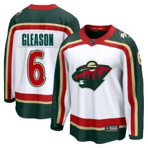 Men's Fanatics Minnesota Wild Ben Gleason White 25th Anniversary Jersey - Breakaway Men's Fanatics Minnesota Wild Ben Gleason White 25th Anniversary Jersey - Breakaway