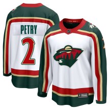 Men's Fanatics Minnesota Wild Jeff Petry White 25th Anniversary Jersey - Breakaway Men's Fanatics Minnesota Wild Jeff Petry White 25th Anniversary Jersey - Breakaway