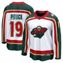 Men's Fanatics Minnesota Wild Tyler Pitlick White 25th Anniversary Jersey - Breakaway Men's Fanatics Minnesota Wild Tyler Pitlick White 25th Anniversary Jersey - Breakaway