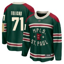 Men's Fanatics Branded Minnesota Wild Nick Foligno Green 2022 Winter Classic Jersey - Breakaway Men's Fanatics Branded Minnesota Wild Nick Foligno Green 2022 Winter Classic Jersey - Breakaway