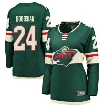 Women's Fanatics Branded Minnesota Wild Zach Bogosian Green Home Jersey - Breakaway Women's Fanatics Branded Minnesota Wild Zach Bogosian Green Home Jersey - Breakaway