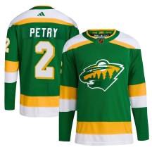 Youth Adidas Minnesota Wild Jeff Petry Green Reverse Retro 2.0 Jersey - Authentic Youth Adidas Minnesota Wild Jeff Petry Green Reverse Retro 2.0 Jersey - Authentic