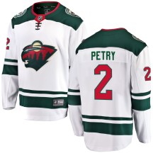 Men's Fanatics Branded Minnesota Wild Jeff Petry White Away Jersey - Breakaway Men's Fanatics Branded Minnesota Wild Jeff Petry White Away Jersey - Breakaway