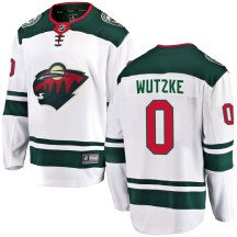 Men's Fanatics Branded Minnesota Wild Chase Wutzke White Away Jersey - Breakaway Men's Fanatics Branded Minnesota Wild Chase Wutzke White Away Jersey - Breakaway