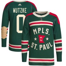 Men's Adidas Minnesota Wild Chase Wutzke Green 2022 Winter Classic Player Jersey - Authentic Men's Adidas Minnesota Wild Chase Wutzke Green 2022 Winter Classic Player Jersey - Authentic