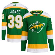 Men's Adidas Minnesota Wild Ben Jones Green Reverse Retro 2.0 Jersey - Authentic Men's Adidas Minnesota Wild Ben Jones Green Reverse Retro 2.0 Jersey - Authentic