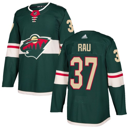 Youth Adidas Minnesota Wild Kyle Rau Green Home Jersey - Authentic Youth Adidas Minnesota Wild Kyle Rau Green Home Jersey - Authentic