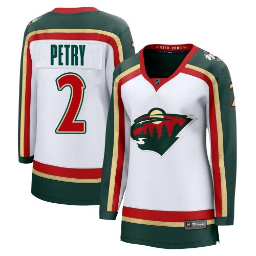 Women's Fanatics Minnesota Wild Jeff Petry White 25th Anniversary Jersey - Breakaway Women's Fanatics Minnesota Wild Jeff Petry White 25th Anniversary Jersey - Breakaway