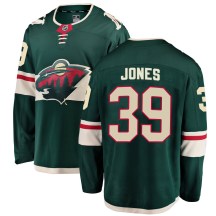 Youth Fanatics Branded Minnesota Wild Ben Jones Green Home Jersey - Breakaway