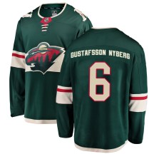 Youth Fanatics Branded Minnesota Wild Viking Gustafsson Nyberg Green Home Jersey - Breakaway Youth Fanatics Branded Minnesota Wild Viking Gustafsson Nyberg Green Home Jersey - Breakaway