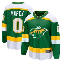 Youth Fanatics Branded Minnesota Wild Bradley Marek Green Special Edition 2.0 Jersey - Breakaway